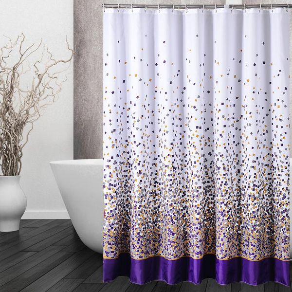 

shower curtains bathroom curtain scattered pieces pattern toilet partition waterproof mouldproof thickening