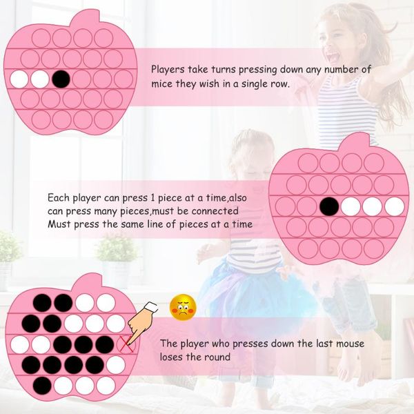 

party favor bubble antistress toys children sensory toy reliever push decompression kid finger press board
