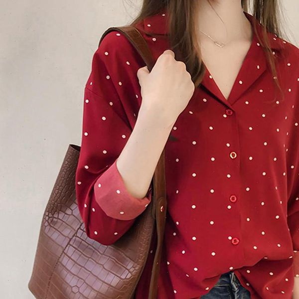 

spring women blouses summer blouse long sleeve shirts fashion leisure chiffon shirt bow office ladies pink red, White
