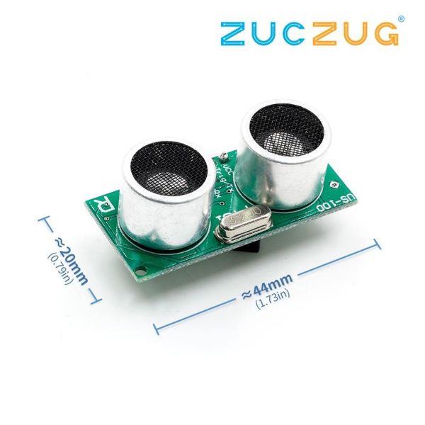 

integrated circuits youe shone 1 pc us-100 ultrasonic sensor module dc 2.4v - 5v with temperature compensation range distance 450cm