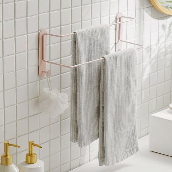 

hooks & rails towel bar bathroom storage holders racks holder rack wall mounted metal wine shelf for