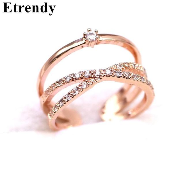 

cluster rings women's fashion multi layers big statement ring adjustable jewelry, Golden;silver