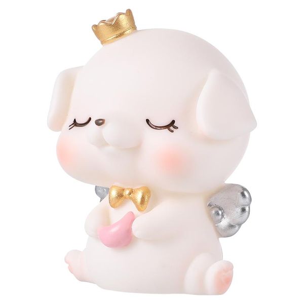 

interior decorations creative cake ornament adotable dog shaped dlicate adornment