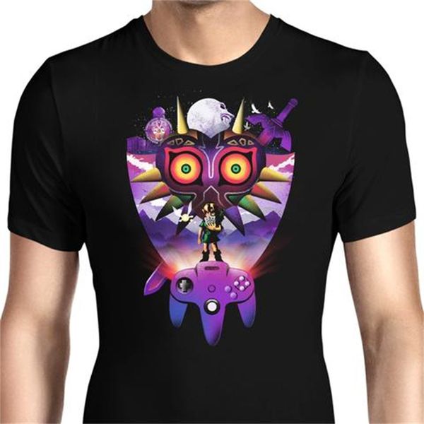 

fashion cartoon flying saucer print pattern round neck men's and women's short-sleeved t-shirt comfortable and loose, White;black