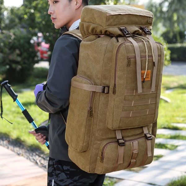 

backpack 2021 outdoor hiking 80 liters large capacity travel camping