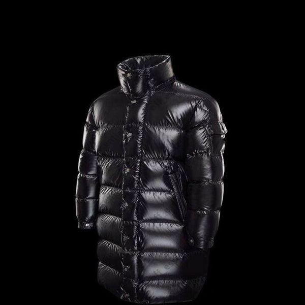 

long maya mens down et france fashion luxury brand puffer ets size 1--5 dxf, Black