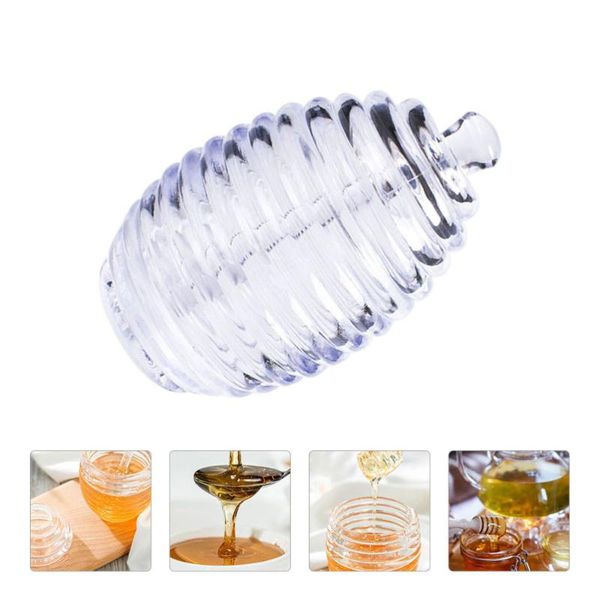 

set of kitchen honey sealed container can jar storage bottle spoons