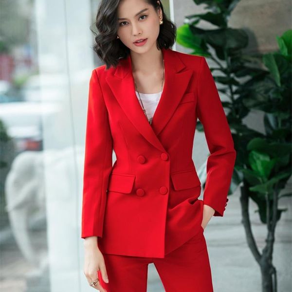 

women's suits & blazers 2021 spring fashion pink blazer women ol long sleeve workwear coat two button ladies outwears s-3xl, White;black