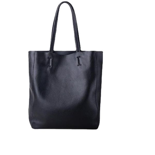 

evening bags simple casual leather women shoulder bag designer genuine lady handbags commuter large female totes