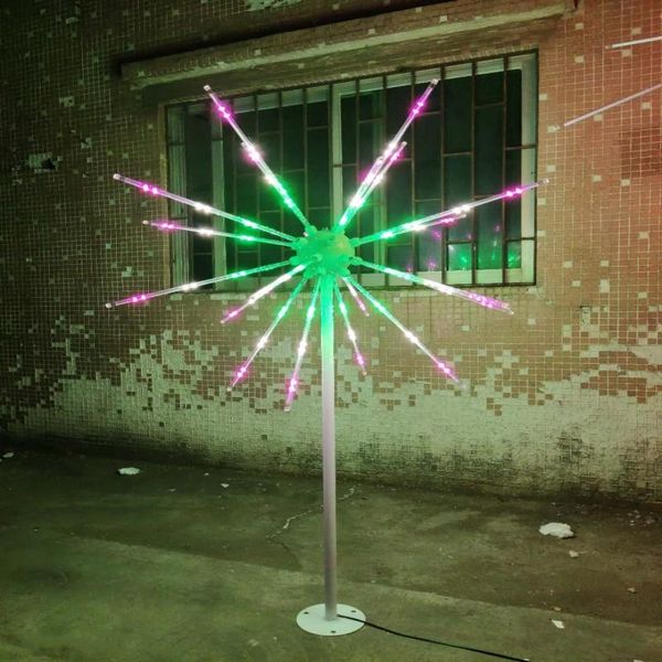

christmas decorations outdoor usage led fireworks light tree 20pcs branches 2m height colorful changing garden landscape decoration