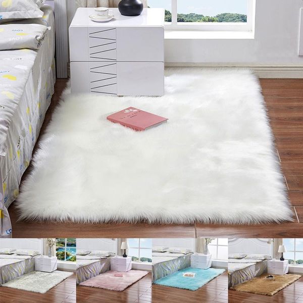 

carpets faux wool sofa carpet mat whole cushion living room bedroom long plush blanket baby nursery childrens rug jan8