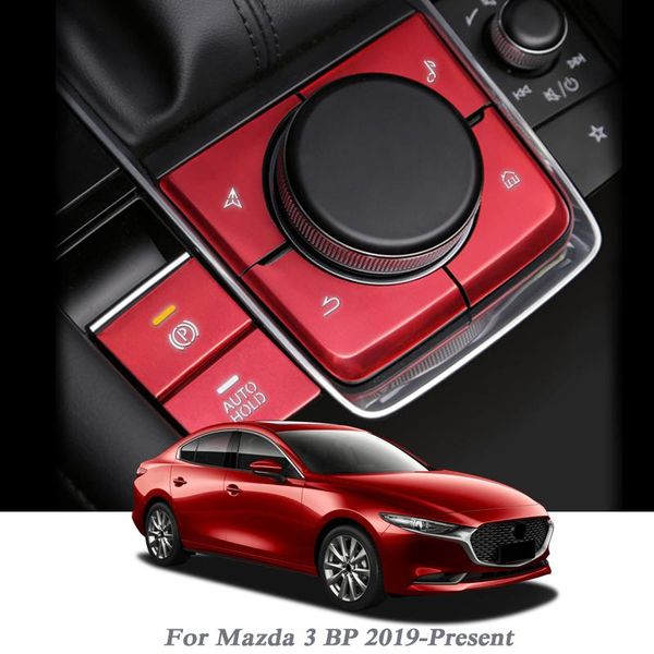 

car styling interior mouldings electronic handbrake sequins for 3 bp 2021-present multimedia button hollow other accessories