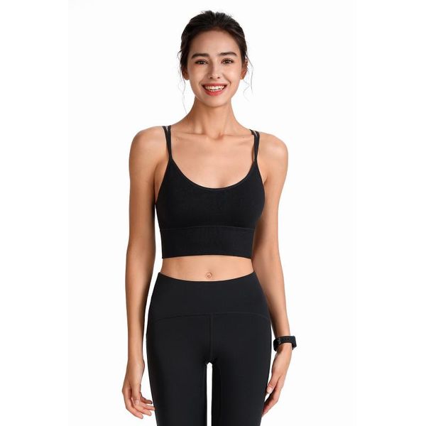 

#lo quick dry padded sports bra,women wireadjustable fitness sport brassiere,push up seamless running yoga bra gym clothing, White;black