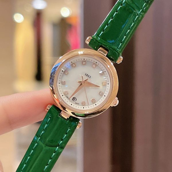 

luxury lady watch diamond dial leather strap wristwatches brand dress women watches waterproof valentine gift christmas gifts for ladies mon, Slivery;golden