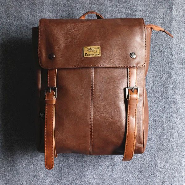 

backpack 2021 trend men's computer autumn and winter bag retro junior high school student