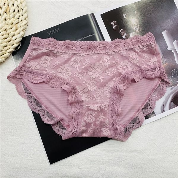 

ja7 2021discount women's underwear lace cotton bottom crotch breathable mid waist women's underwear jacquardlace jacquard triangle, Red;black