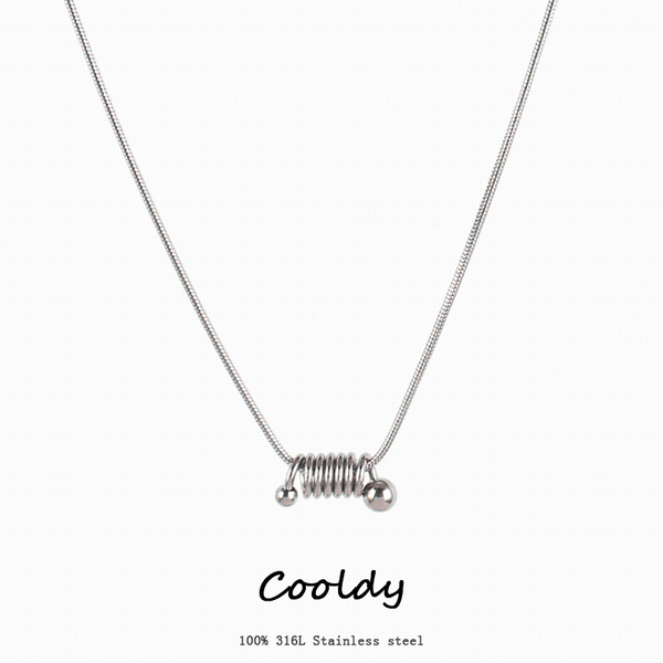 

pendant necklaces punk twist necklace metal geometric stainless steel silver color collar neckalce jewelry