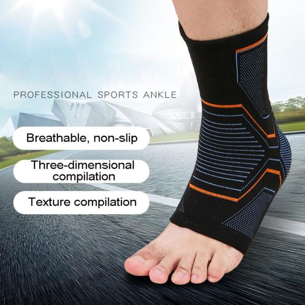 

ankle support 1 pcs sports protective gear football basketball brace nylon compression, Blue;black