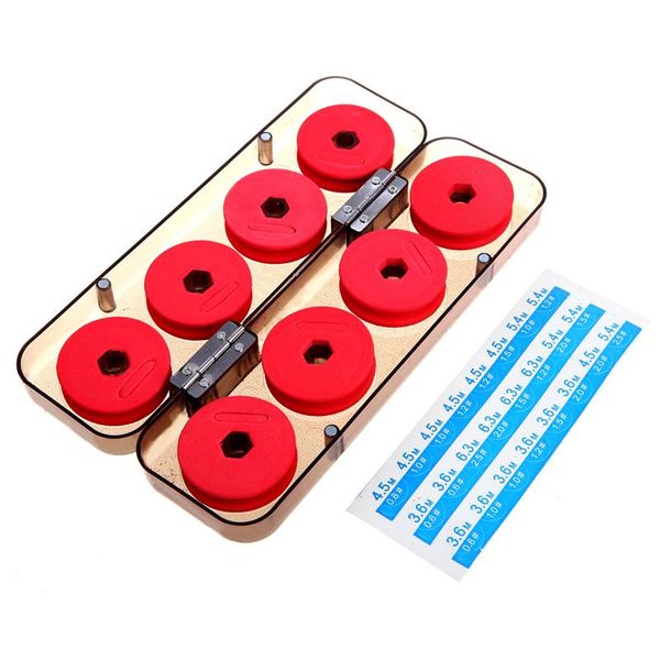 

8/16pcs foam winding board fishing line shaft bobbin spools tackle box red lines 27rd accessories