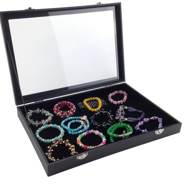 

storage boxes & bins 24 lattice jewelry box necklace ring pendant earring bracelet display prop home supplies