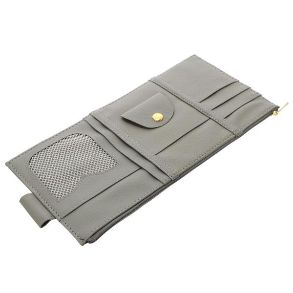 

storage bags 1pc car sun visor certificate bag holder vehicle pouch