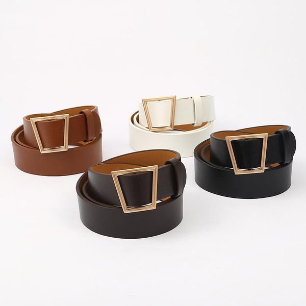 

designer women's cute black white brown wide leather waist belt female decorative strap belts for women dresses, Black;brown