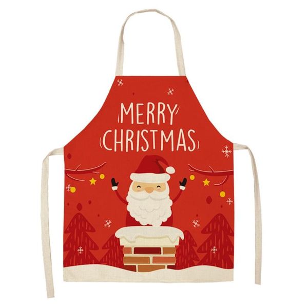 

aprons christmas apron kitchen for party chef cooking restaurant house cleaning gardening home santa and