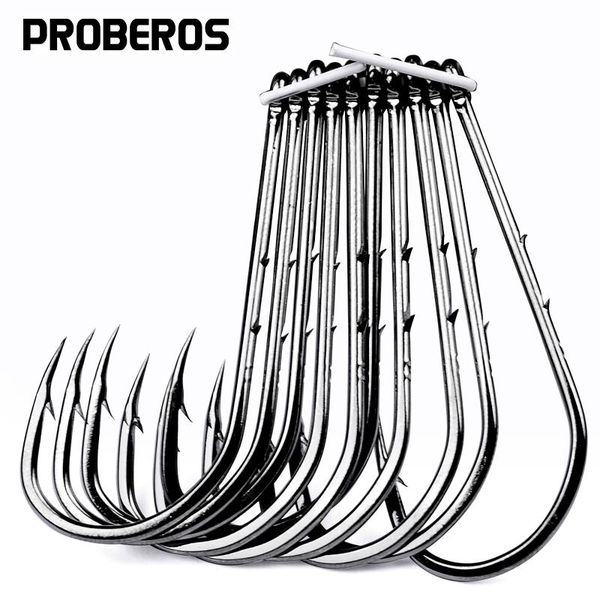 

brand fishing hook 6#-6/0# fish baitholder black color jig big treble hooks