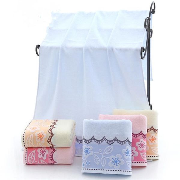 

towel factory direct sales of el towels 70 * 140cm pure cotton jacquard broken soft