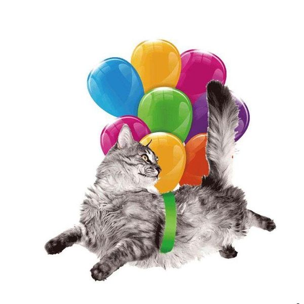 

cat dog car hanging ornament with colorful balloon home interior decor decoration w4 decorations