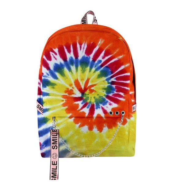 

backpack 3d tie-dye colorful women men oxford waterproof teenager boys girls students lapkids schoolbag