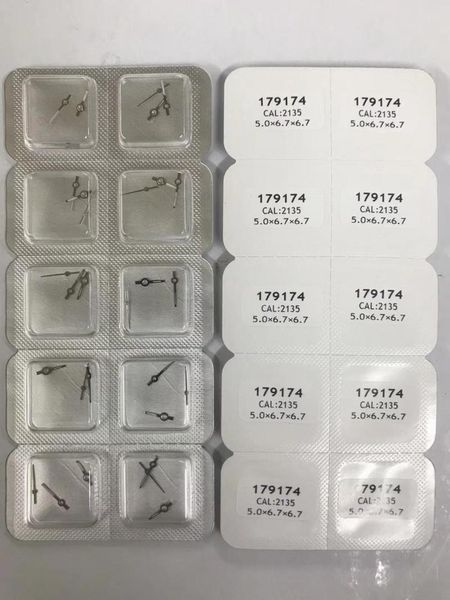

repair tools & kits watch accessories eta2135 movement hands 2135 silver gold belt luminous