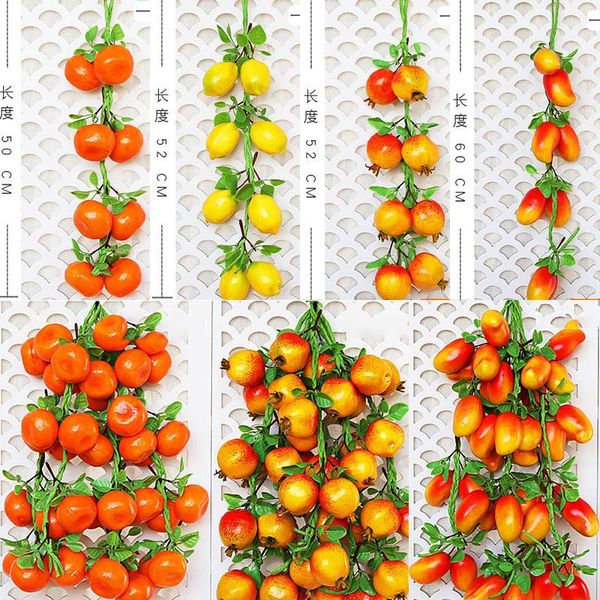 

simulation vegetables fruits pendant chili cucumber potato models foam props hanging skewers soft home kitchen decoration supply decorative