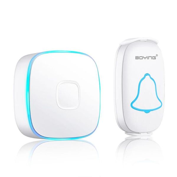 

wireless doorbell intelligent chime home us eu uk plug 1 2 button to receiver waterproof 38 songs door bell doorbells