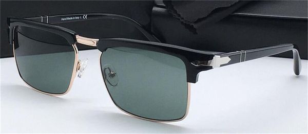 

simple fashion style square retro half frame design sunglasses outdoor uv protection glasses pe3102 designer sunglasses, White;black