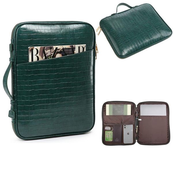 

briefcases crocodile briefcase men business handbag women lapshoulder bags for 13 inch casual tote