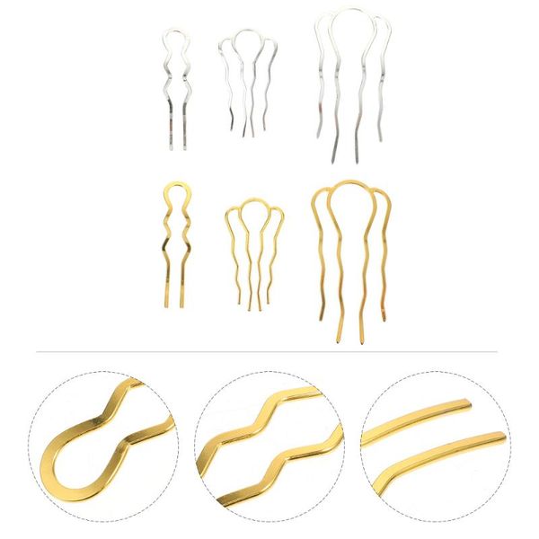 

hair clips 6pcs u type hairpins vintage personalized forks accessories