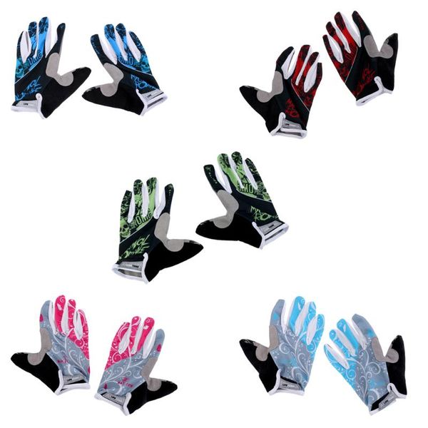

cycling gloves full finger fitness breathable shockproof mittens, Black