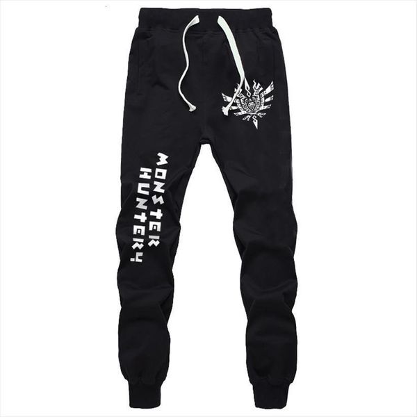 

students sports women pant summer breathable monster hunter cotton straight jogger fitness sweatpants, Black