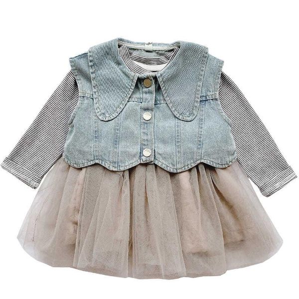 

clothing sets girls' suits korean spring and autumn two-piece children's 2021 p4380, White