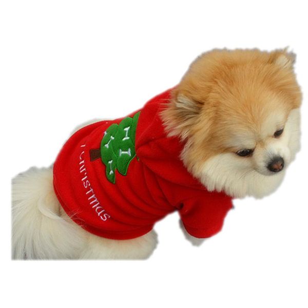 

dog apparel christmas clothes for small pet xmas costumes winter coat clothing cute puppy outfit plus sizes 10.2