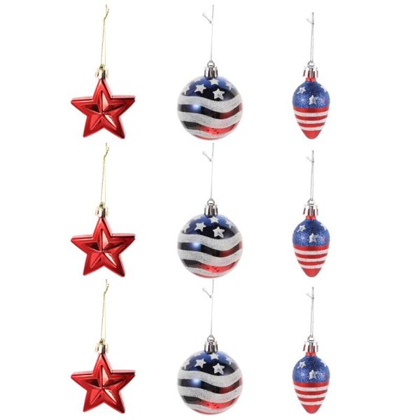 

party decoration 9pcs independence day hanging ornaments decors