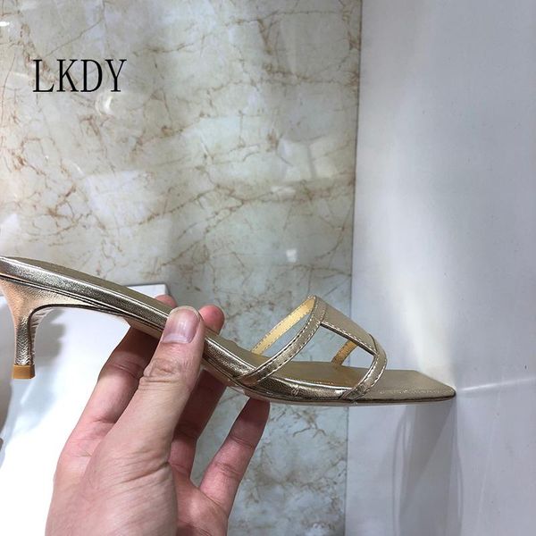 

dress shoes 2021 lkdy women summer high heel sandals beach holiday slippers square head stiletto casual, Black