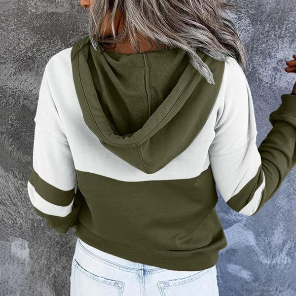 

women's hoodies & sweatshirts skin-friendly stylish loose warm sweatshirt stripe for home, Black