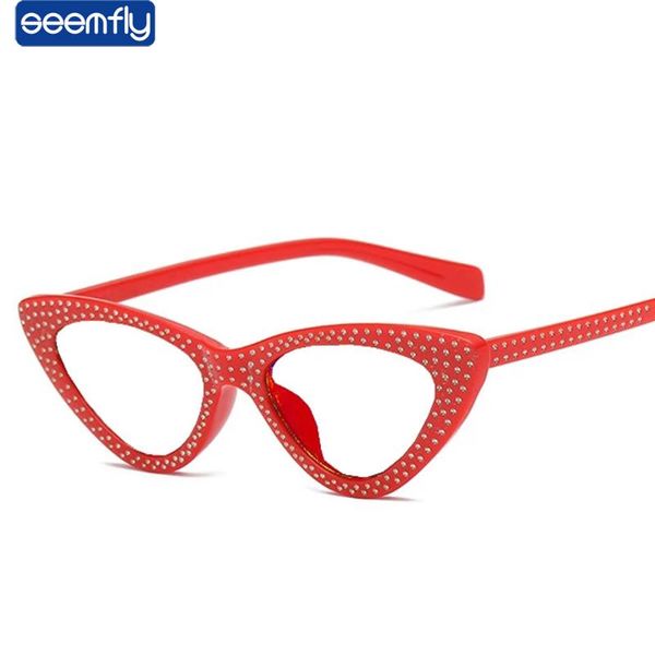 

sunglasses seemfly cat eye reading glasses women fashion diamond presbyopic eyewear ultralight with diopter +1.0 1.5 2.0 2.5 3.0 3.5, White;black