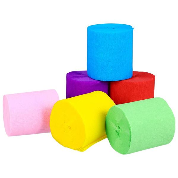

other arts and crafts vosarea 6 rolls crepe paper streamers ceremony wedding party decoration supplies