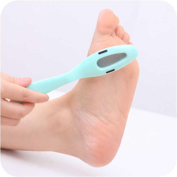 

double-sided frosting foot rubbing board grind stone peeling pedicure sole scraping heel calluses horny tool2 bath accessory set