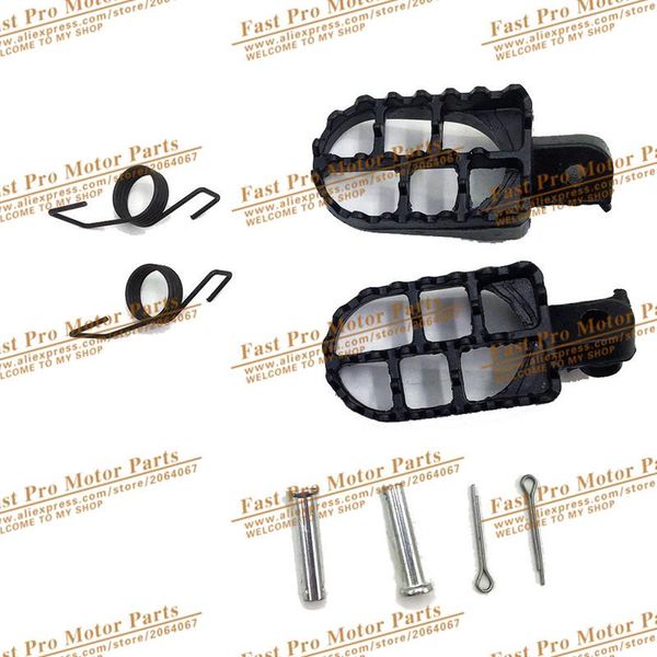 

pedals 110-125cc aluminium footpegs footrest foot pegs for xr50r crf50 crf70 crf80 crf100f pw dirt pit bike motorcycle motocross