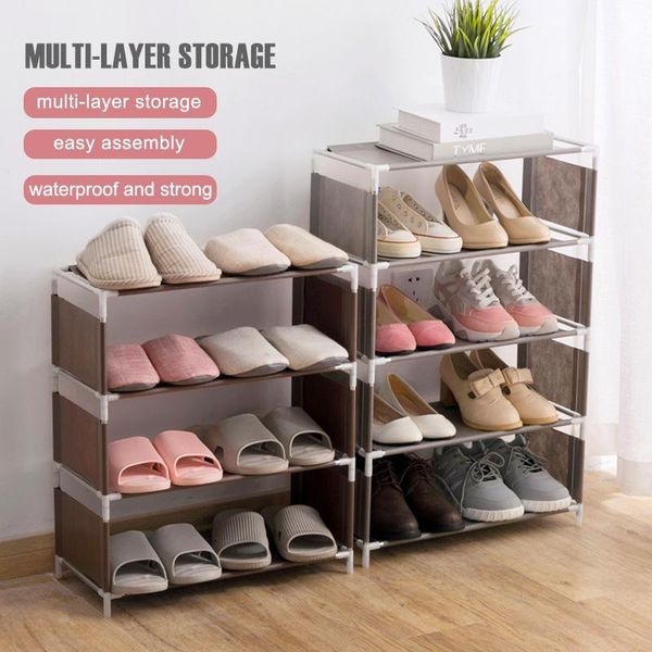

shoe shelf rack cabinet multi-storey diy convenient creative assembly housekeeping home organization slipper clothing & wardrobe storage