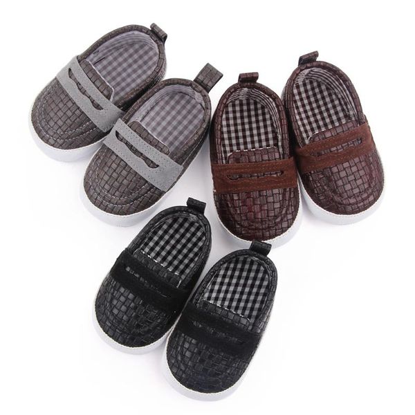 

first walkers spring boy's peas shoes woven baby casual toddler non-slip soft sole